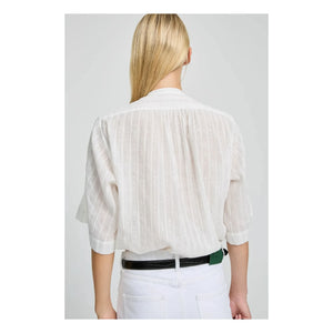 Laurence Bras - Blouse Magrita Short Cotton | White