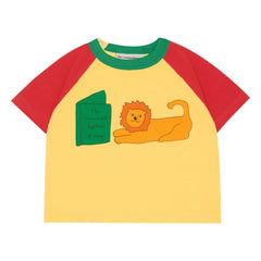 The Campamento - Lion Organic Cotton Baby T-Shirt | Yellow