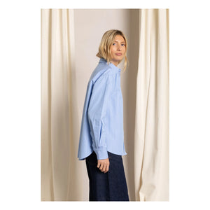 Smallable Woman - Kanel Striped Shirt | Light Blue