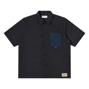 Universal Works - Geri Dönüştürülmüş Elyaf Tech Overshirt | Siyah