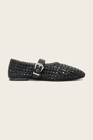 AllSaints Sabine Woven Flat Deri Babet