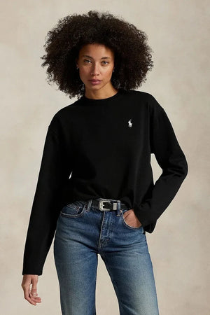 Polo Ralph Lauren Uzun Kollu Pamuklu Bluz