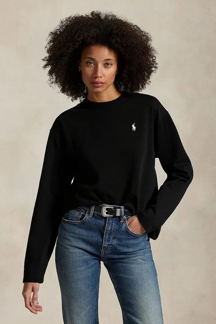 Polo Ralph Lauren Uzun Kollu Pamuklu Bluz