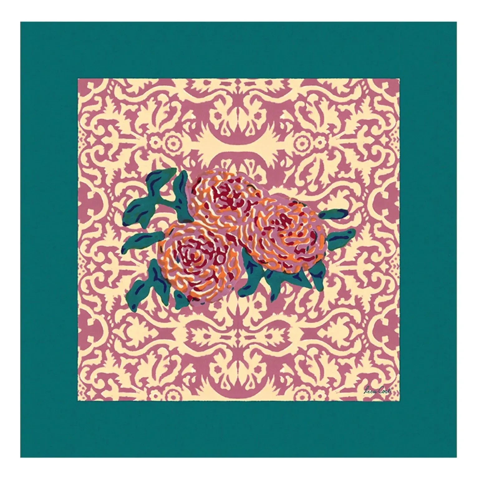 Lisa Corti - Dam Dam Napkin | Purple
