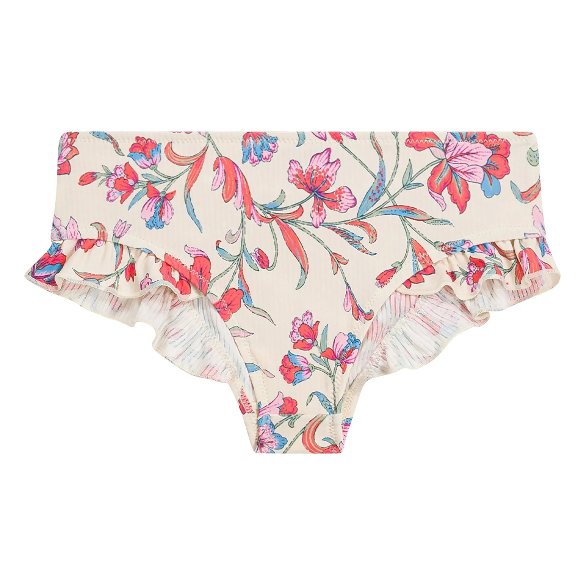 Louise Misha - Primavera Swimsuit with Floral Pattern | Cream