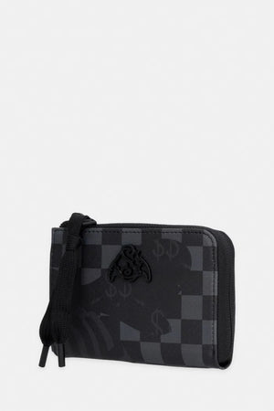Sprayground - Black Faux Leather Wallet 910W9054NSZ