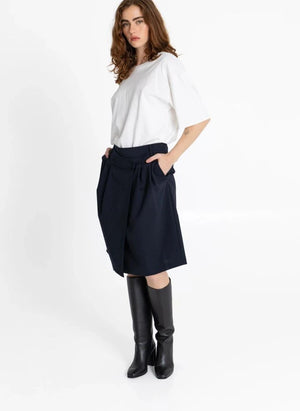 Smallable Woman - Landy Wool Skirt | Navy