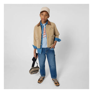 Zadig & Voltaire - Contrast Collar Work Jacket | Beige