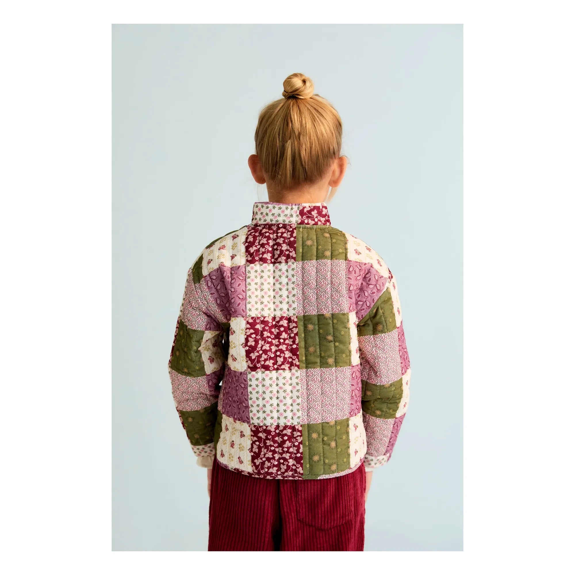 the new society - Melba Patchwork Jacket | Pink