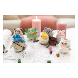 Nici - Knight Costumed Chipsy budgie plush | Gray