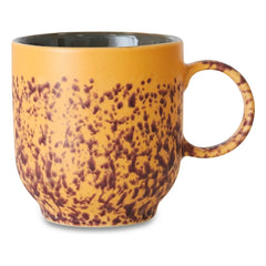 HKliving - Stoneware Coffee Cup | Orange