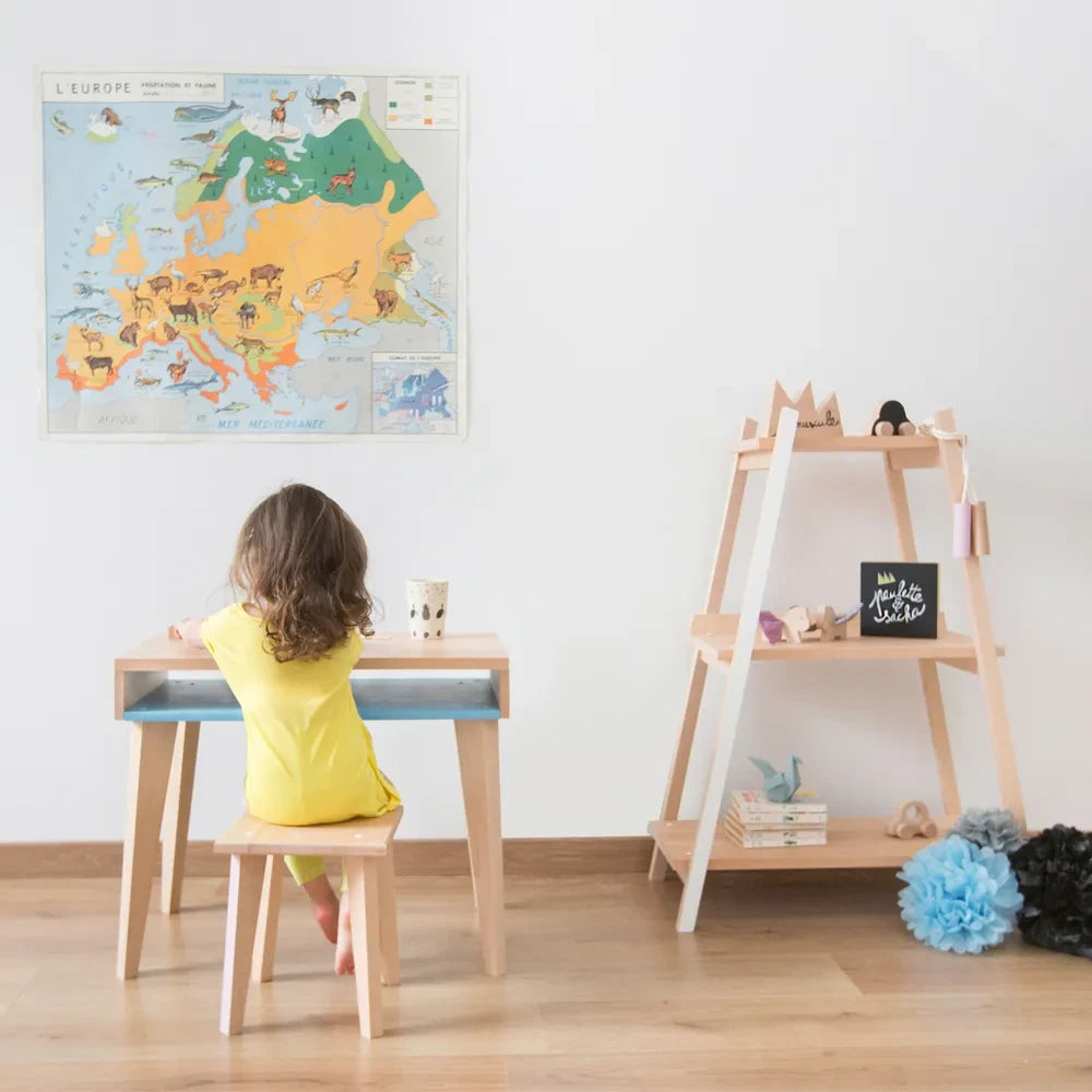 Paulette et Sacha - Parenthèse Bookshelf | Light Green