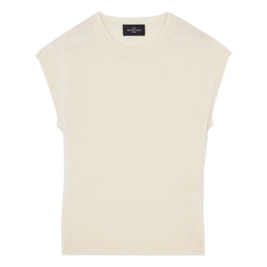 Bompard - Short-Sleeve Cashmere Sweater | Natural