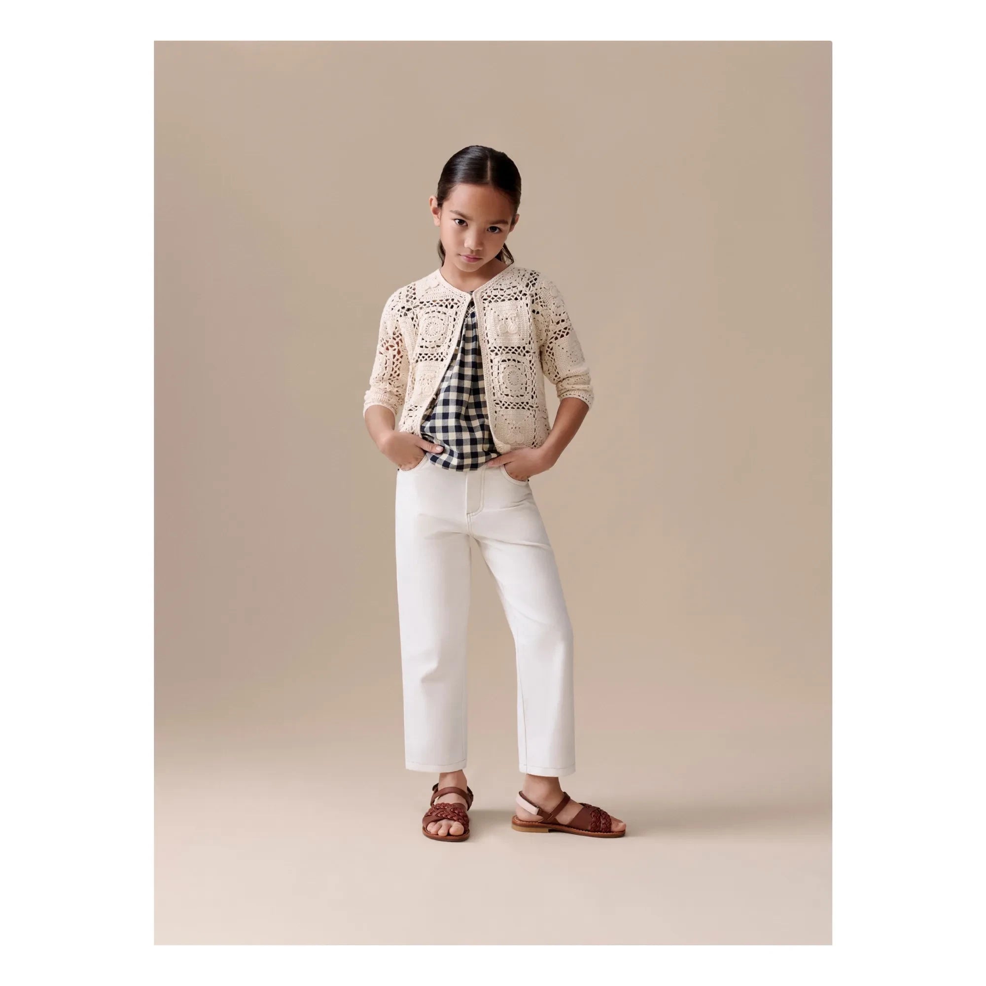 Bonpoint - Eloha Organic Cotton Pants | White
