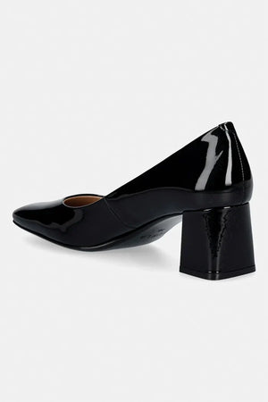 Furla Deri Kalın Topuklu Ayakkabı Solid