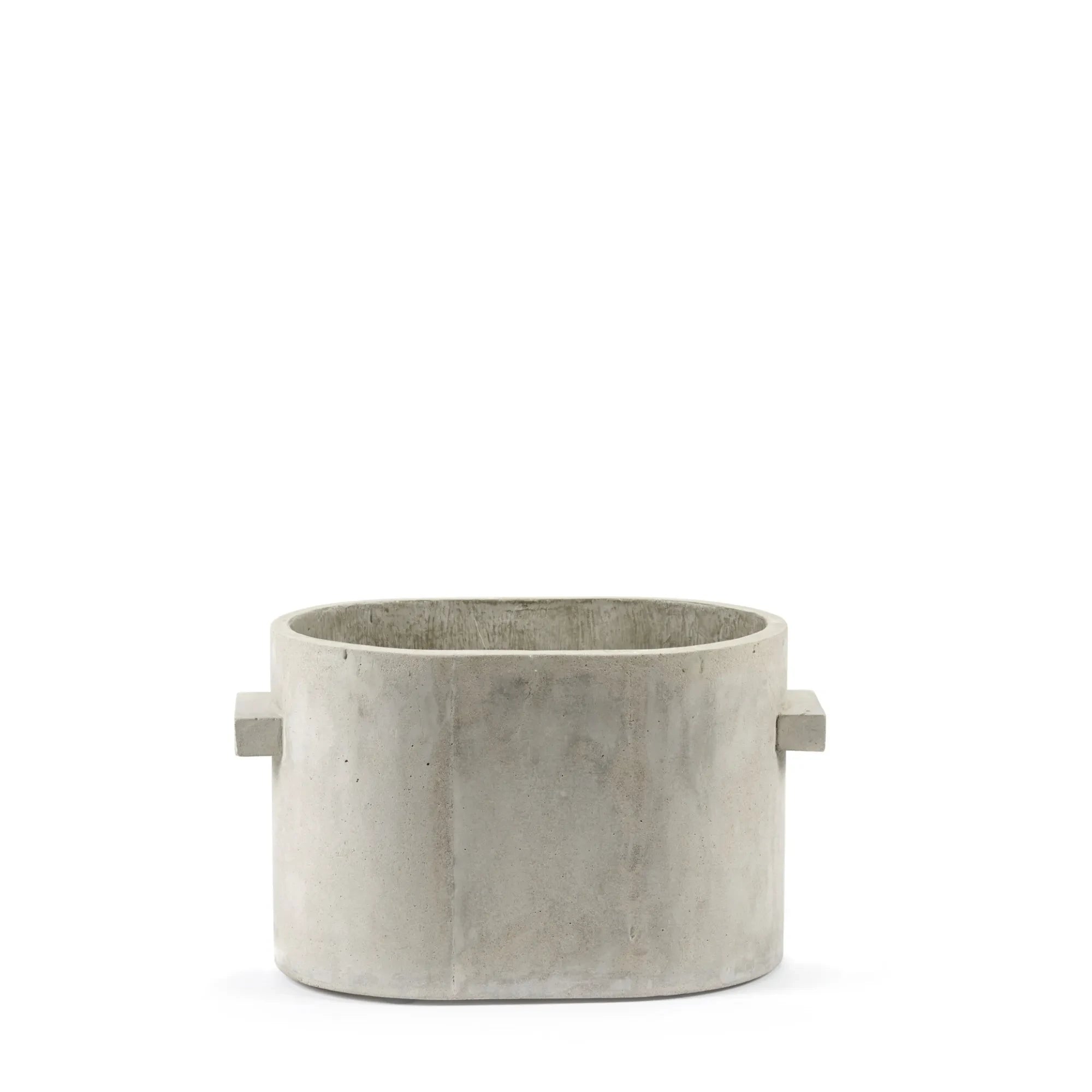 Serax - Oval Concrete Flower Pot | Gray