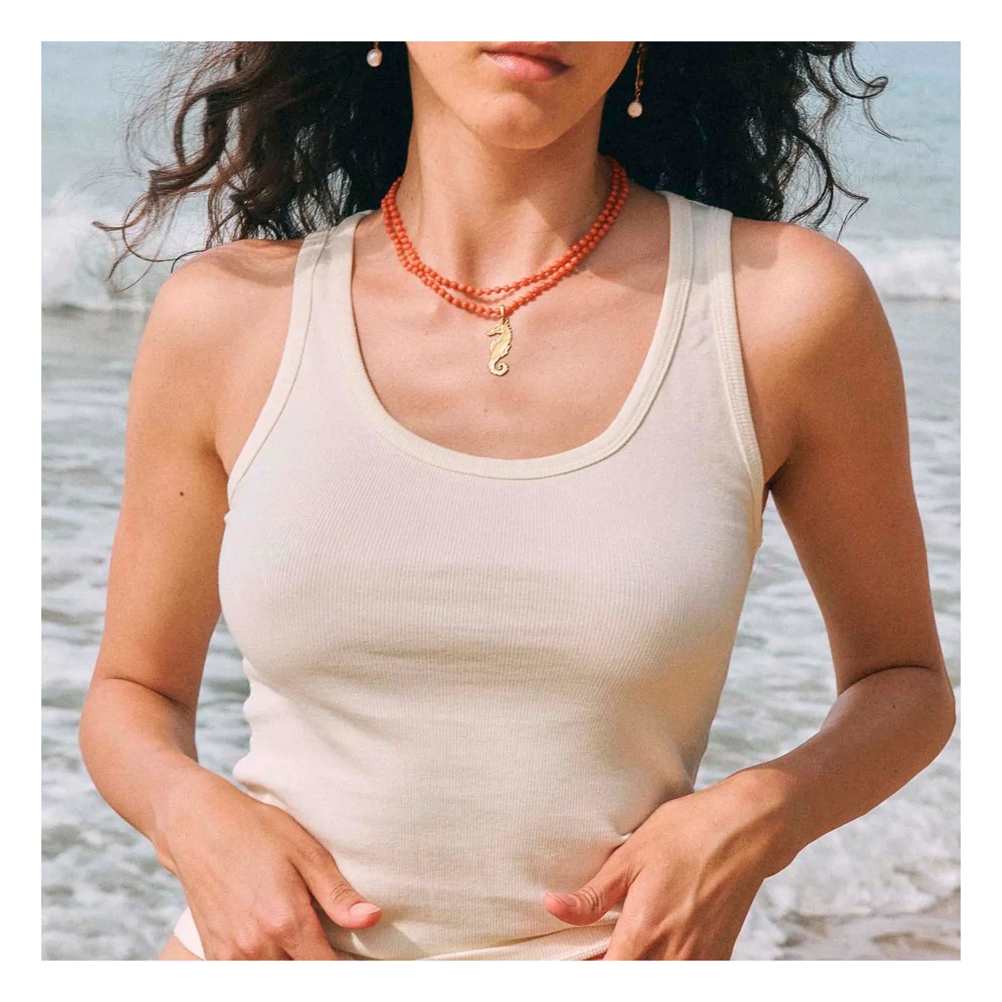 Alhaja - Coralina Cavaletto Necklace | Gold