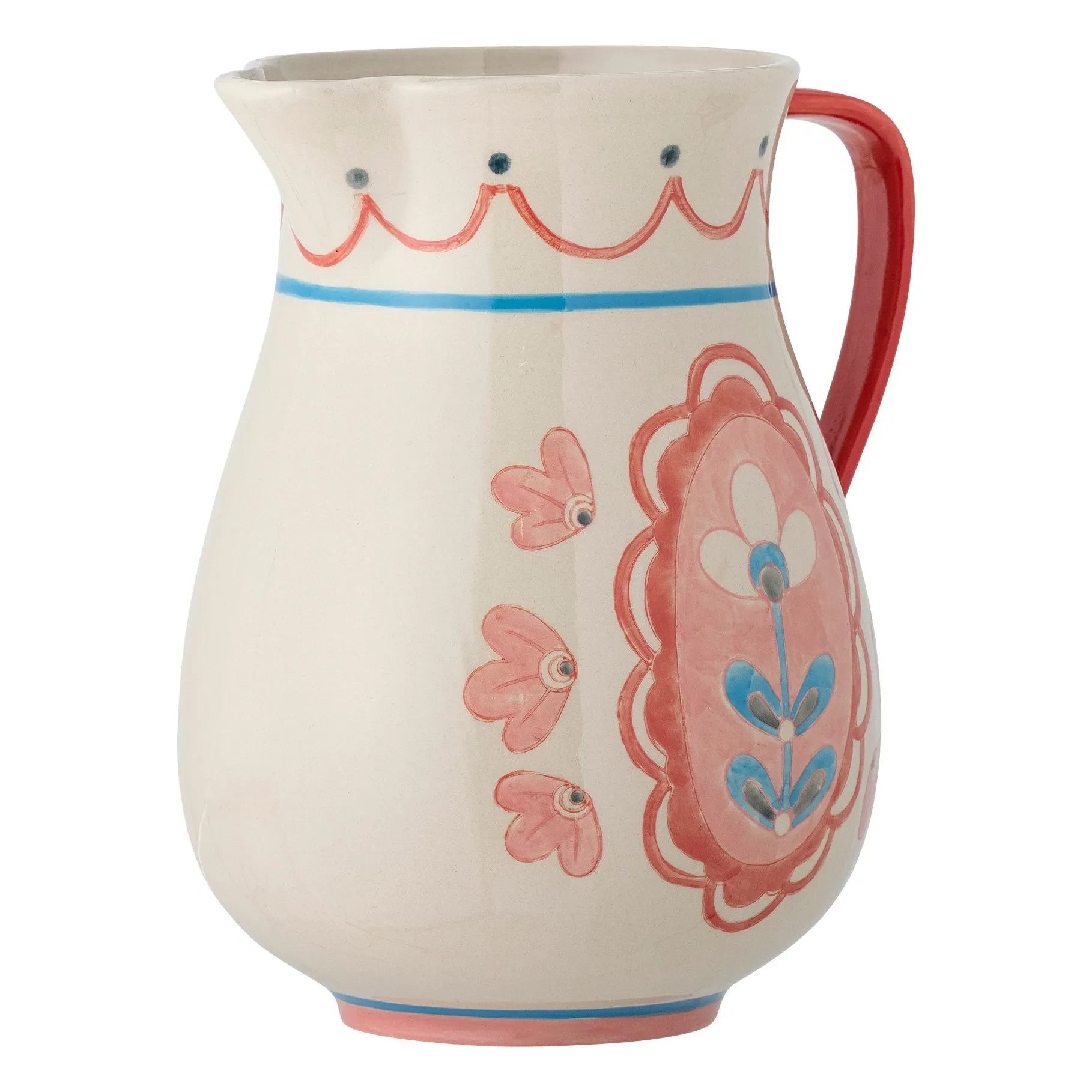 Bloomingville - Stoneware Pitcher Odina | Powder Pink