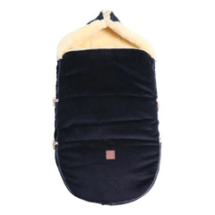 Kaiser - Filius Lamb Leather Universal Stroller Cover | Navy Blue