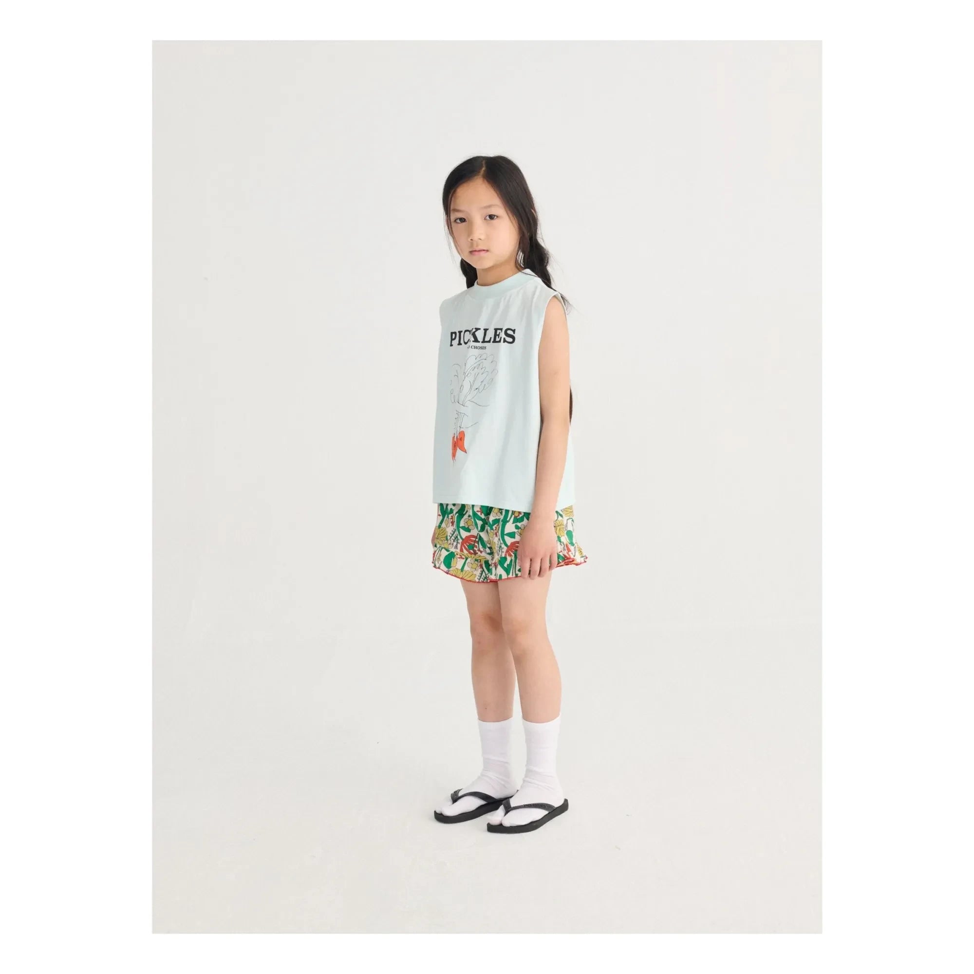 Bobo Choses - Organic Cotton Ruffled Shorts | White