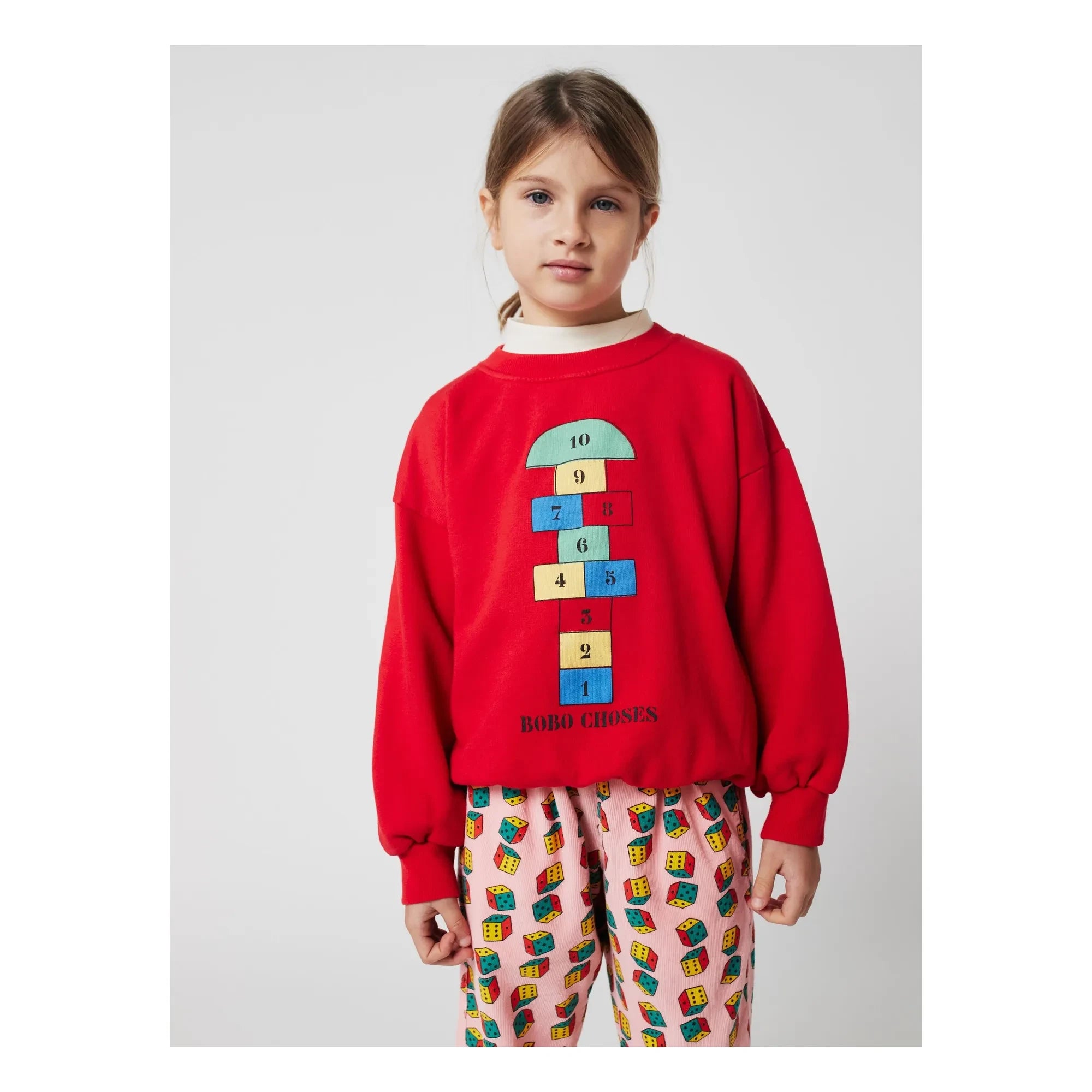 Bobo Choses - Marelle Organic Cotton Sweatshirt | Red