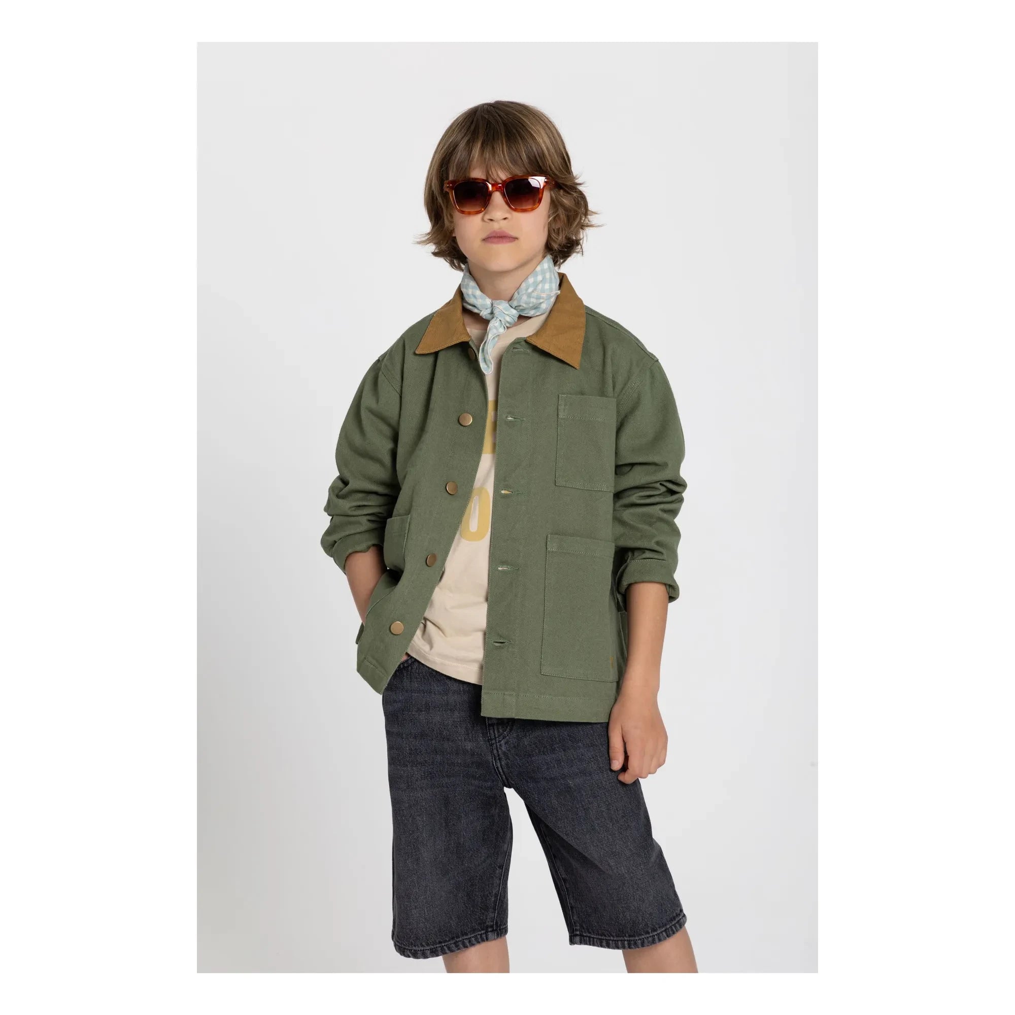 Hundred Pieces - Denim Bermuda Shorts Conrad | Denim Gray