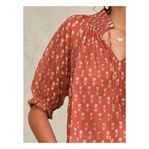 M.A.B.E. - Ari Cotton Blouse | Clay