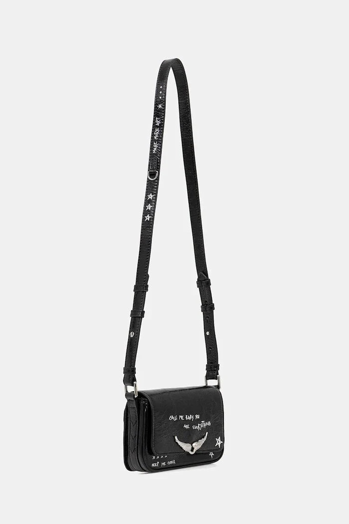 ZADIG&VOLTAIRE LE ZAZI VINTAGE GRAFFITI Deri Çanta