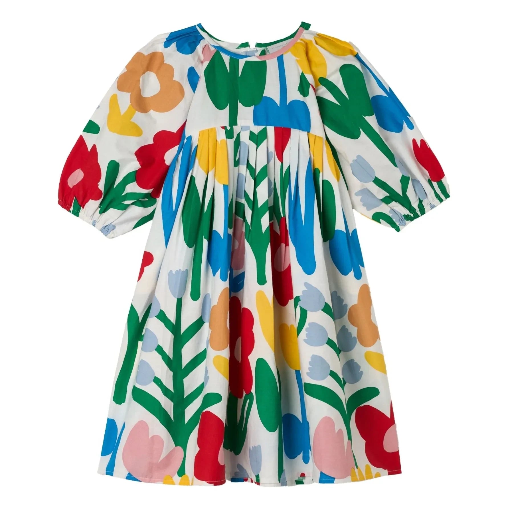 Stella McCartney Kids - Floral Pattern Dress | Ivory