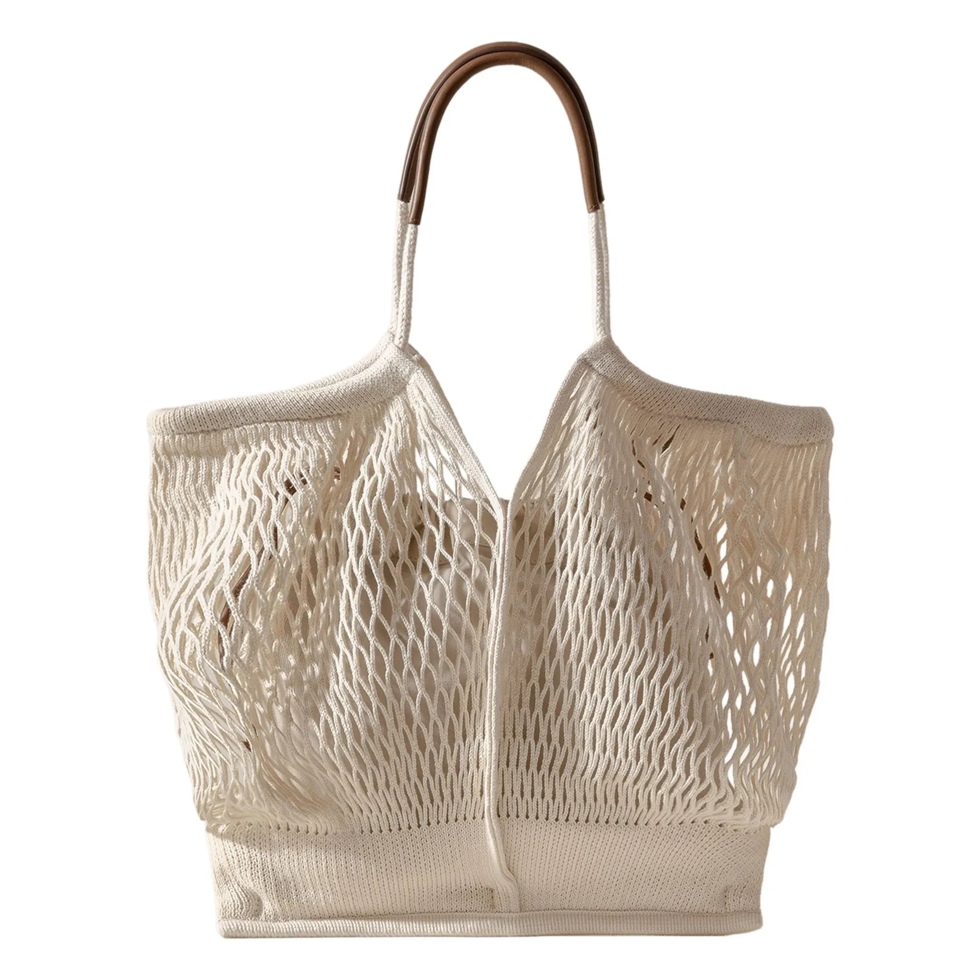 Hereu - Calella Filt Bag | Cream