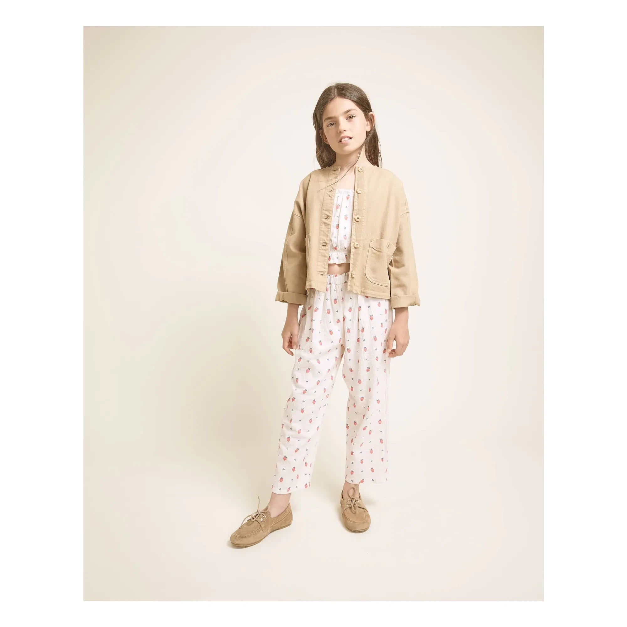 Búho - Strawberry Organic Cotton Pants | Cream