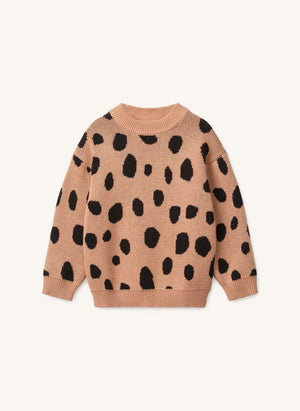 Liewood - Orlane Leopard Sweater | Pale Pink