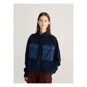 Bobo Choses - Denim Cotton Shirt | Navy