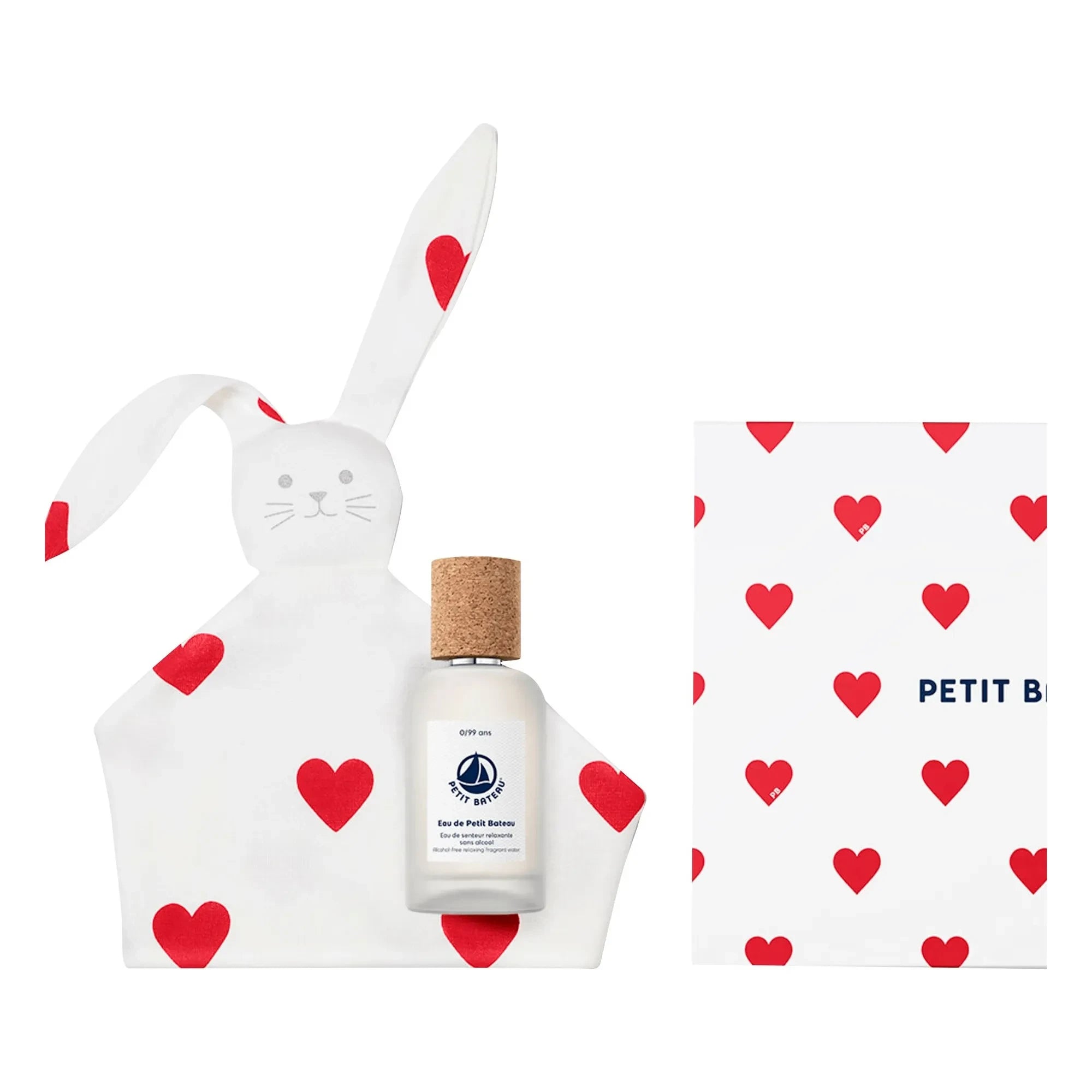 Petit Bateau - Birth Gift Set with Perfume and Plush Toy