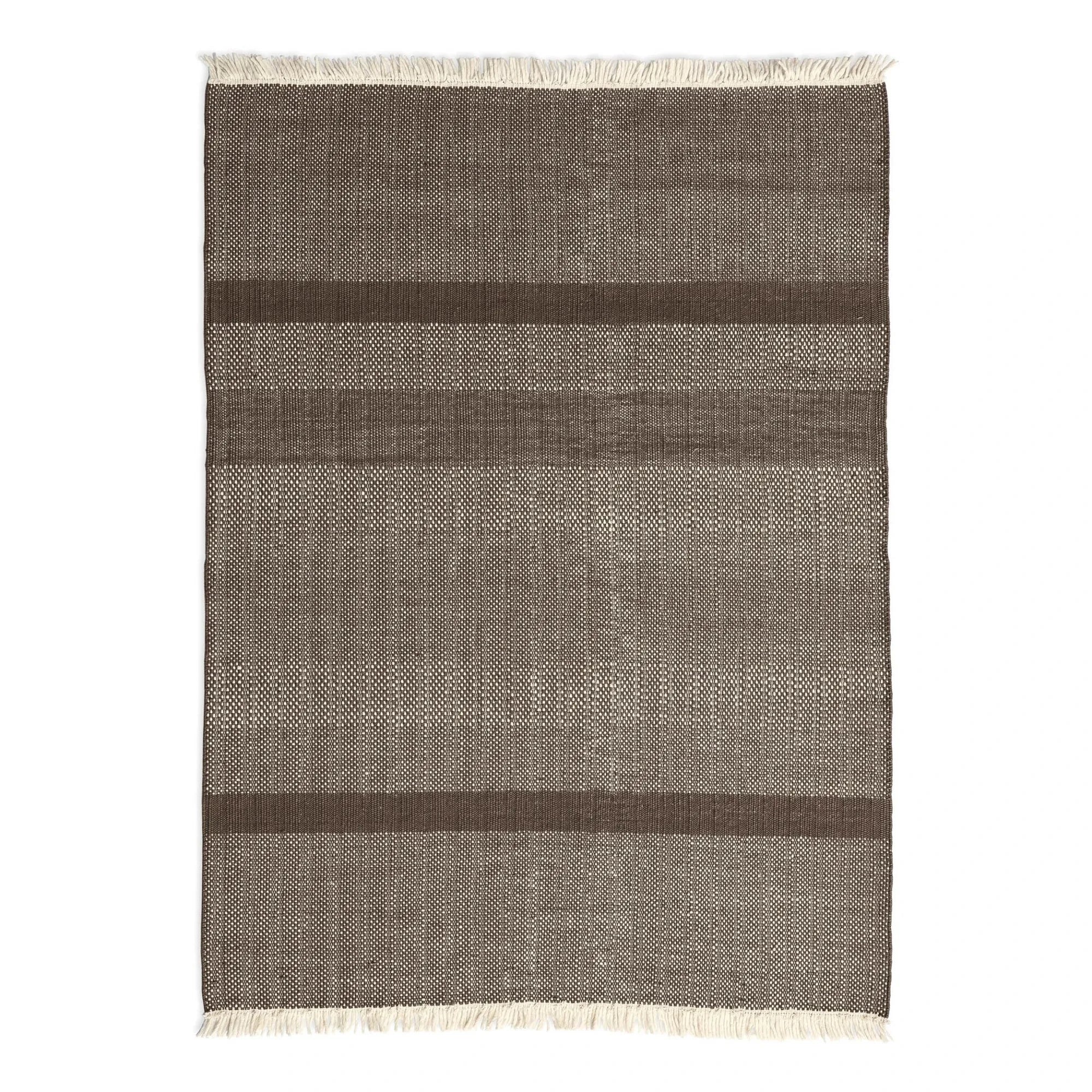 Nanimarquina - Tres Texture Rug, Elisa Padrón | Chocolate