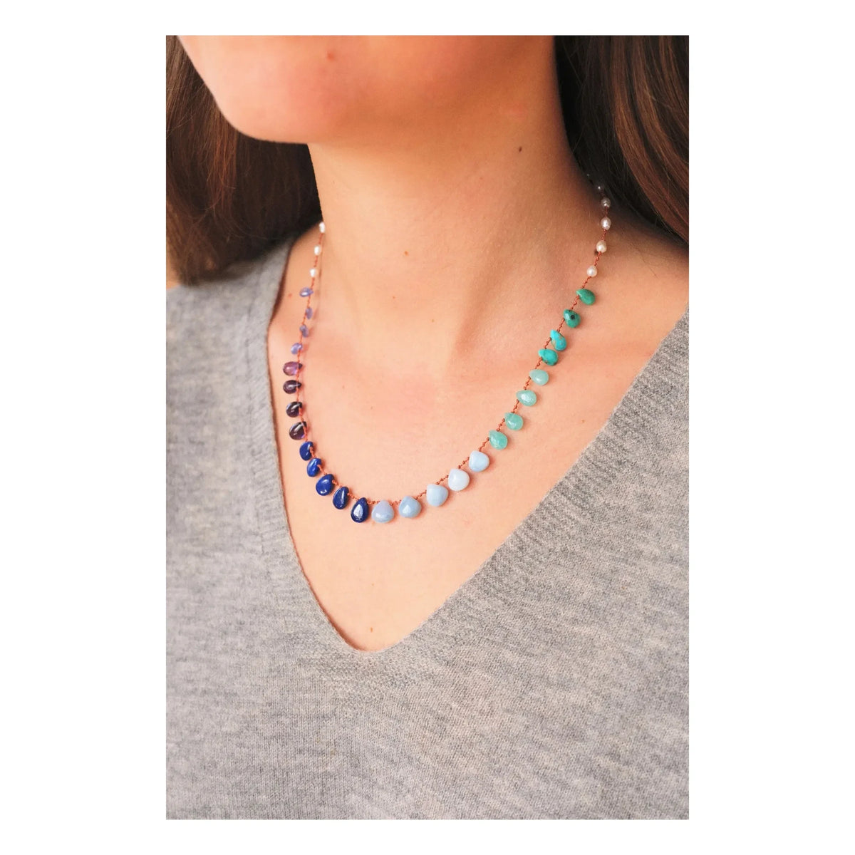 Ivarene - Deep Ocean Necklace | Blue