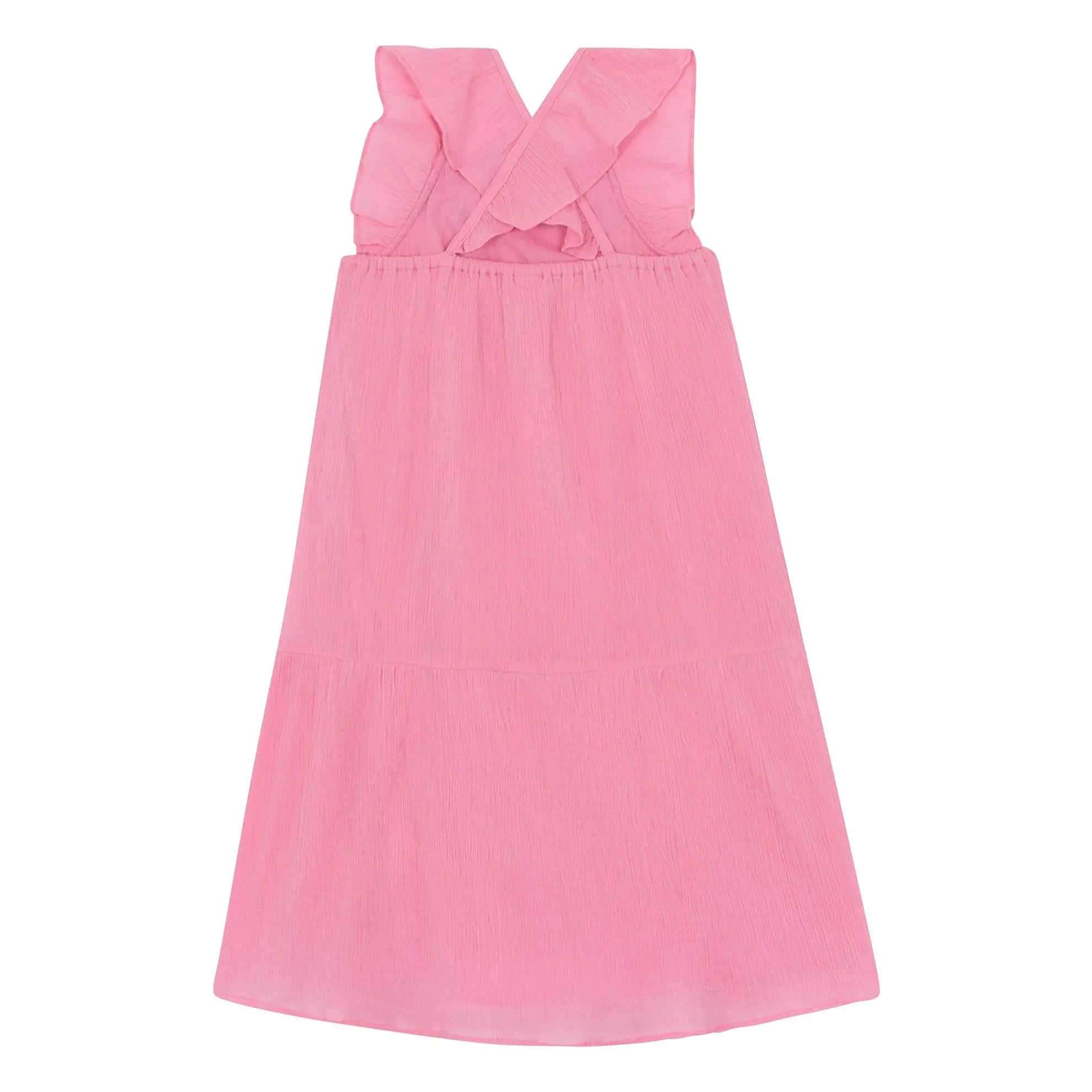 Bonton - Neptune Smocked Dress | Powder Pink