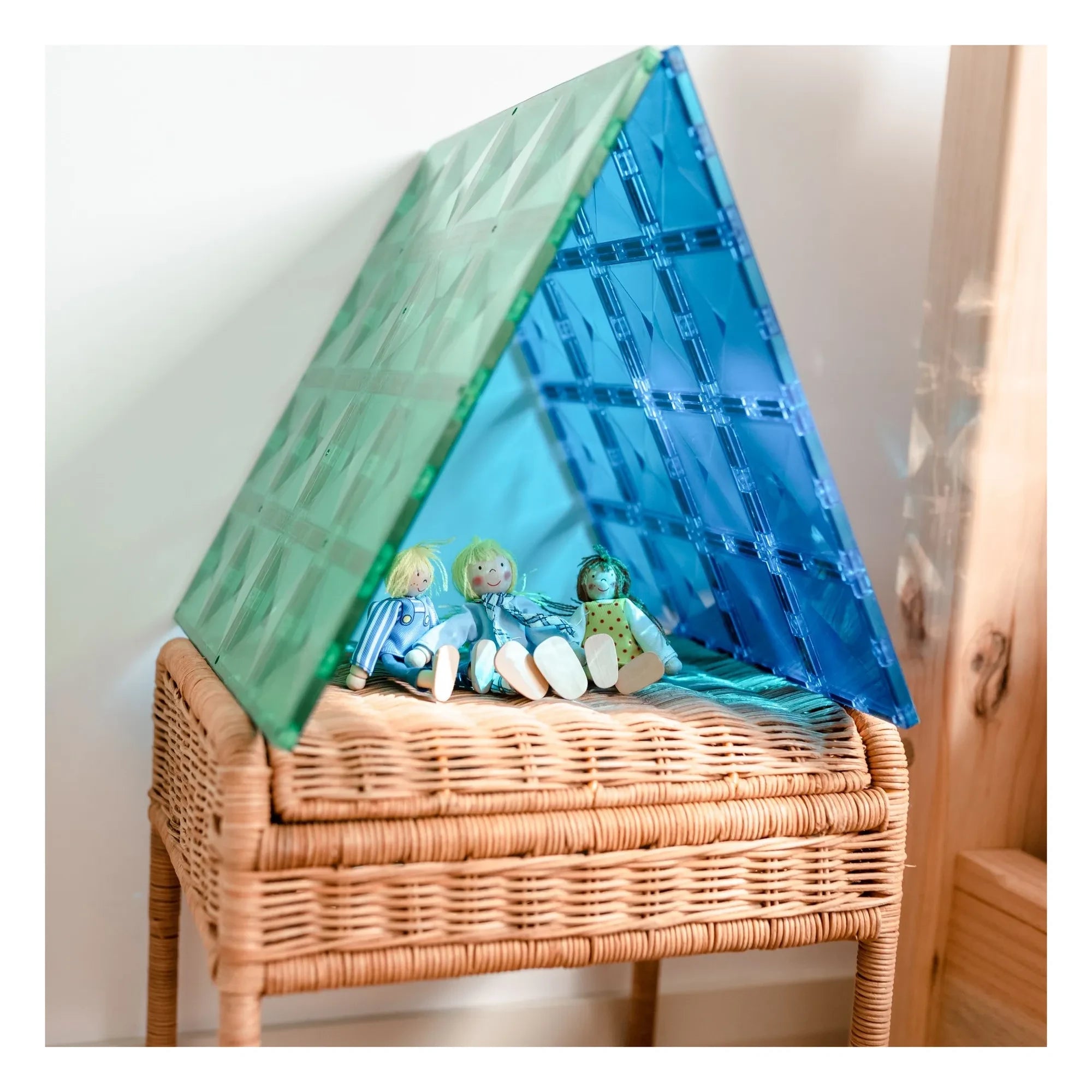 Connetix - Blue and Green - 2 Pieces