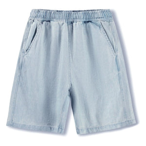 Molo - Avart Organic Cotton Denim Shorts | Denim Blue