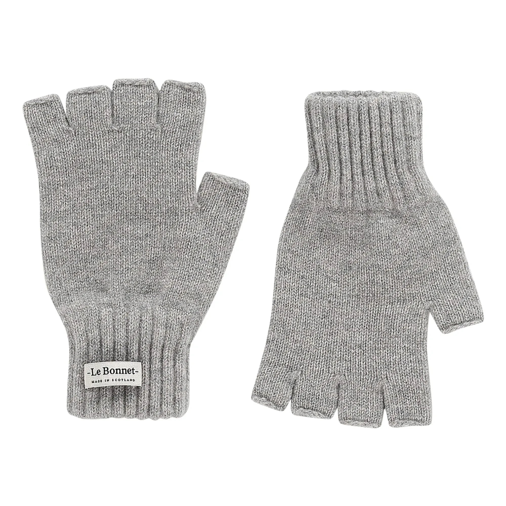 Le Bonnet Amsterdam - Wool and Angora Gloves | Gray