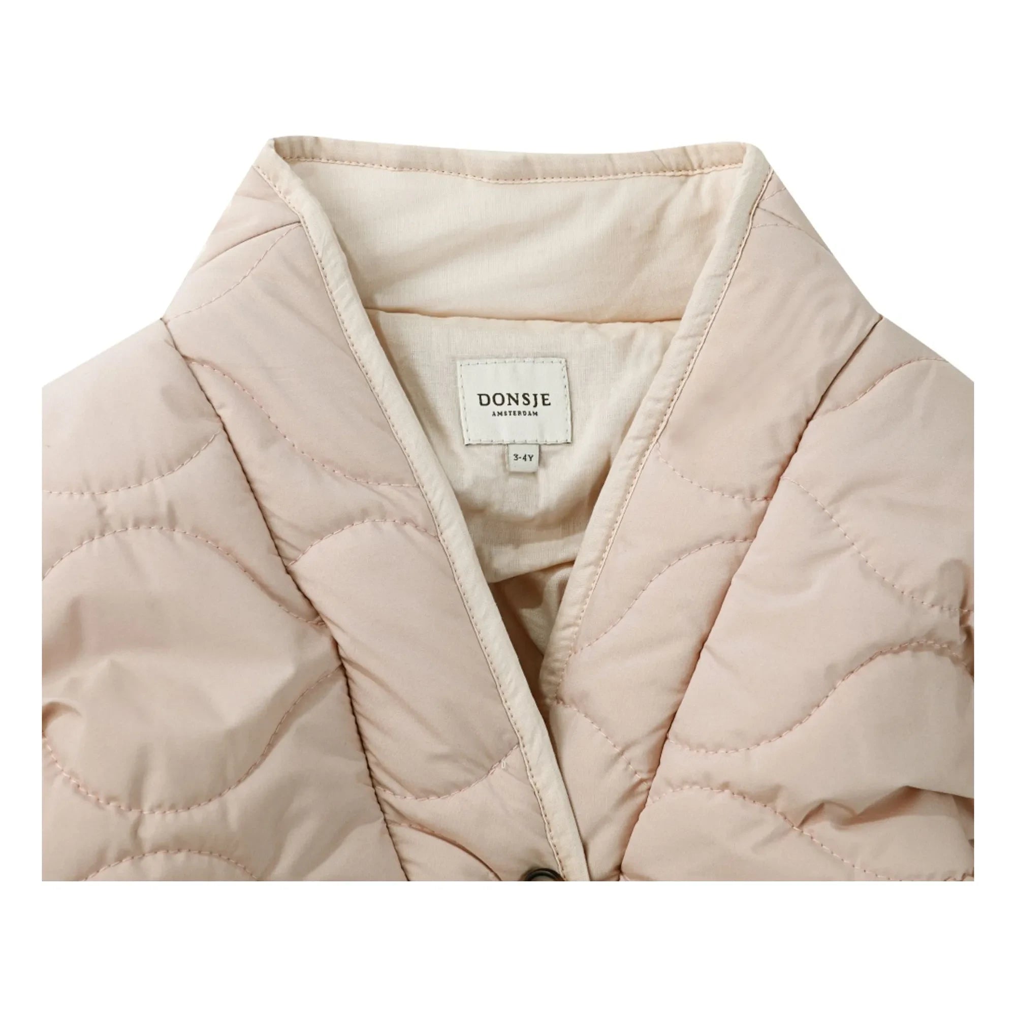 Donsje - Tessane Quilted Coat | Powder pink