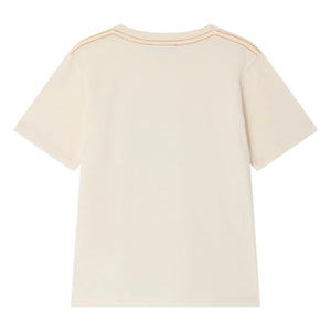 Bonpoint - Thibald Car Toy T-Shirt Organic Cotton | Ivory