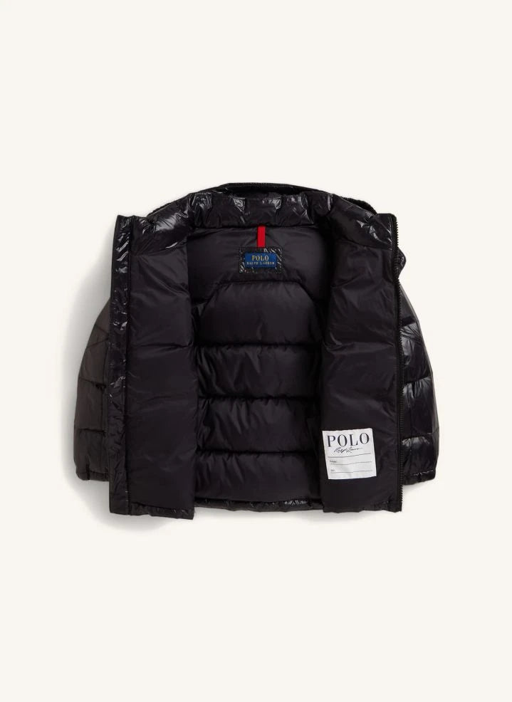 Ralph Lauren - Lake Logolu Kapüşonlu Ceket | Siyah