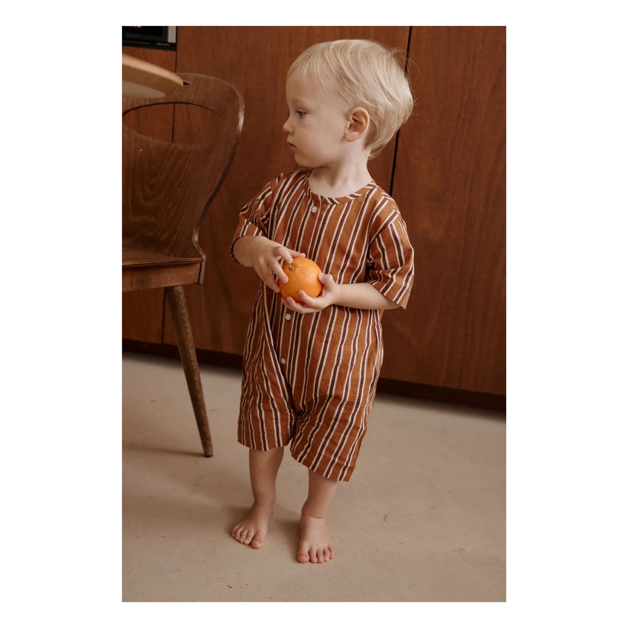 Apaches - Striped Pimo Pajamas | Brown