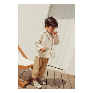 THE LiTTLE POETS - Carrotte Camões Waffle Pants | Mustard