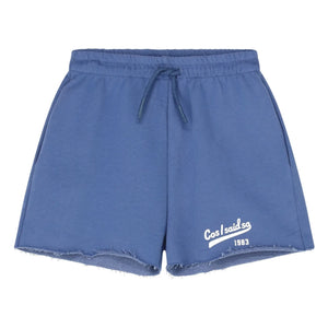 Cos I Said So - Cut Logo Jogger Shorts Organic Cotton | Blue