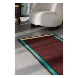 & Tradition - Framed Rug | Burgundy