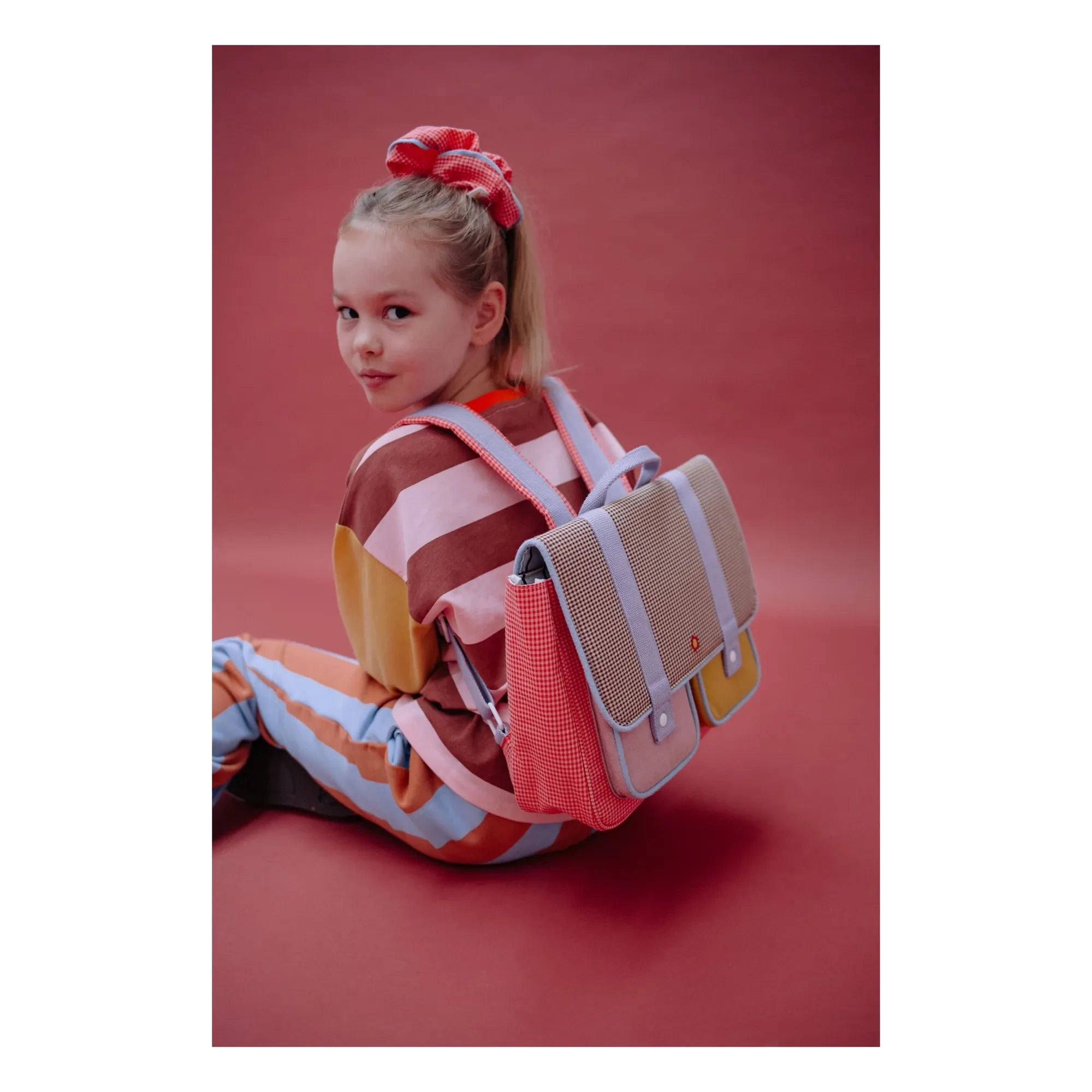 Sticky Lemon - Satchel Fleur Checks | Boise in Rose Tones