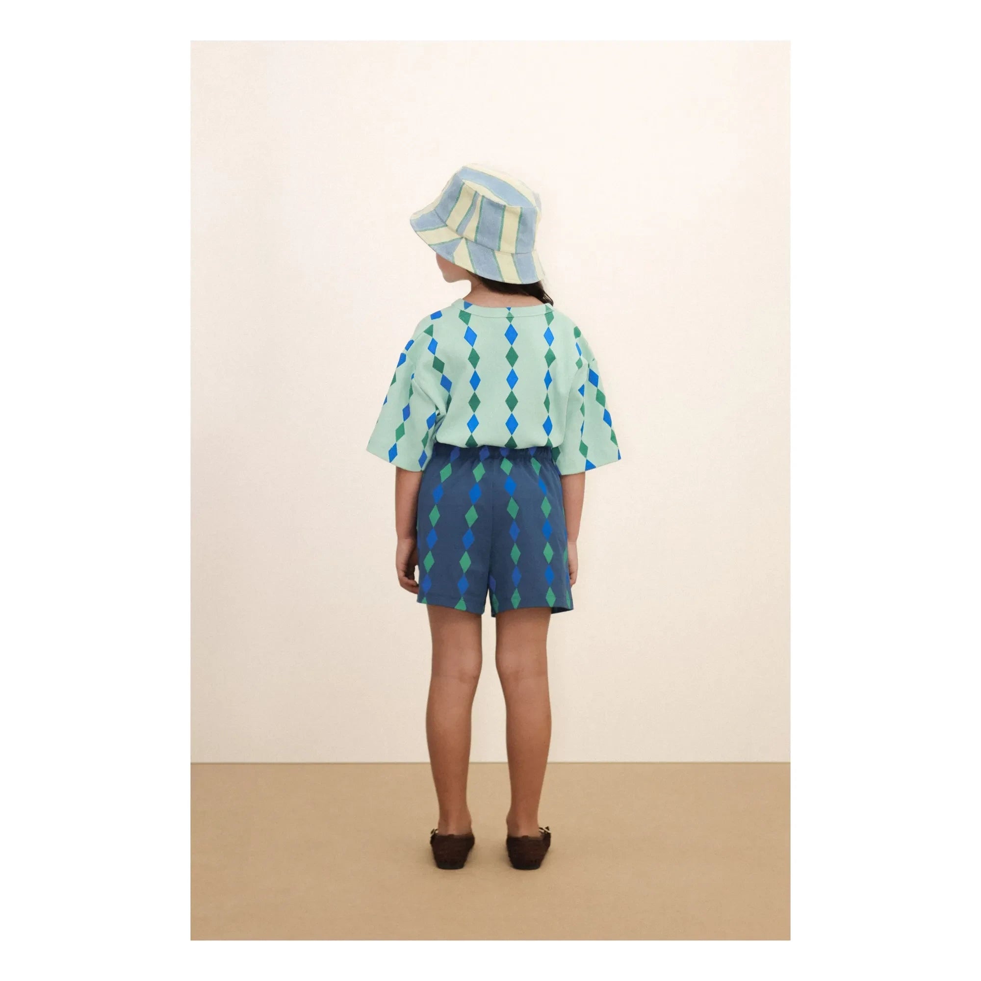 Tinycottons - Striped Bob | Light blue