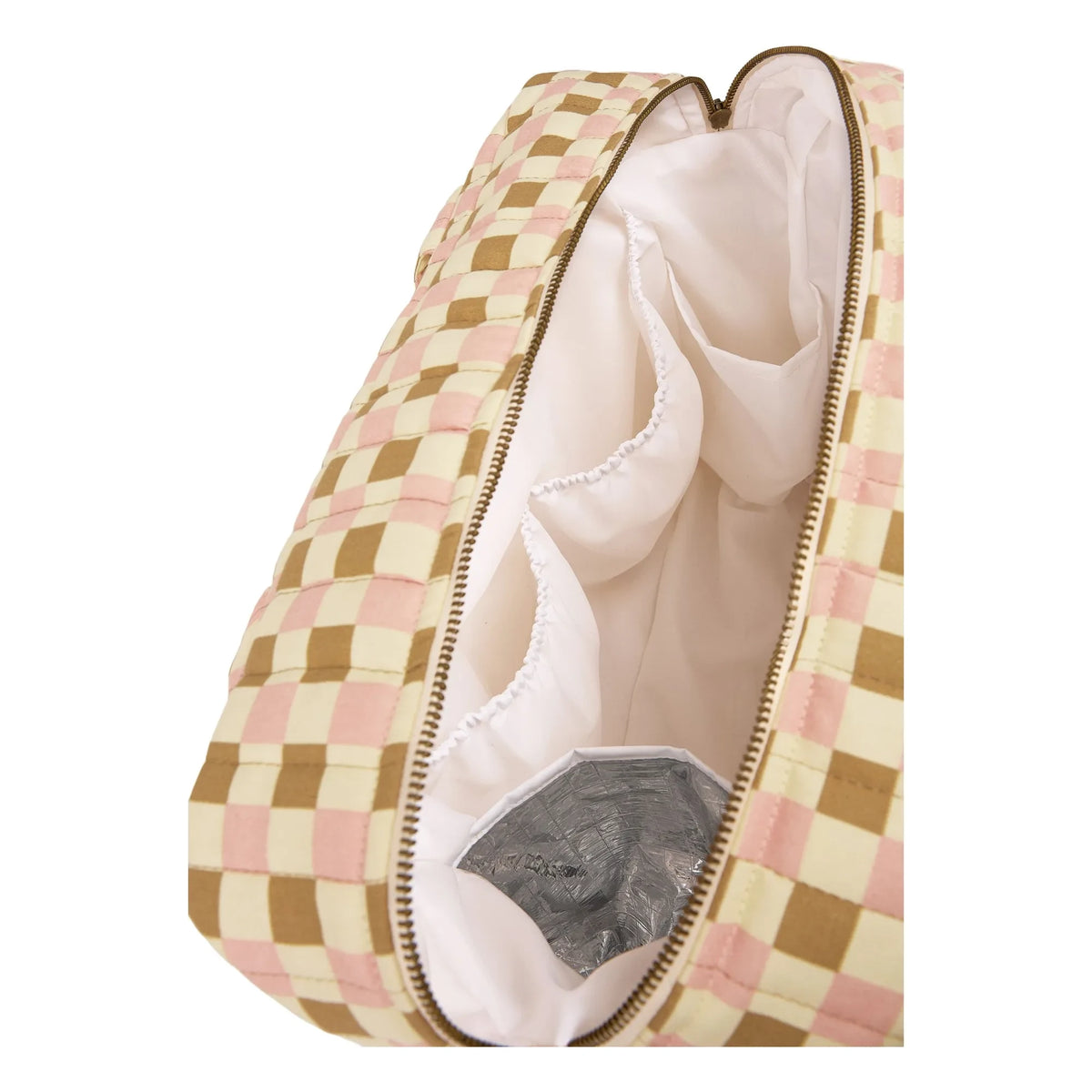 Nobodinoz - Hyde Park Mosaic baby care bag | Pink